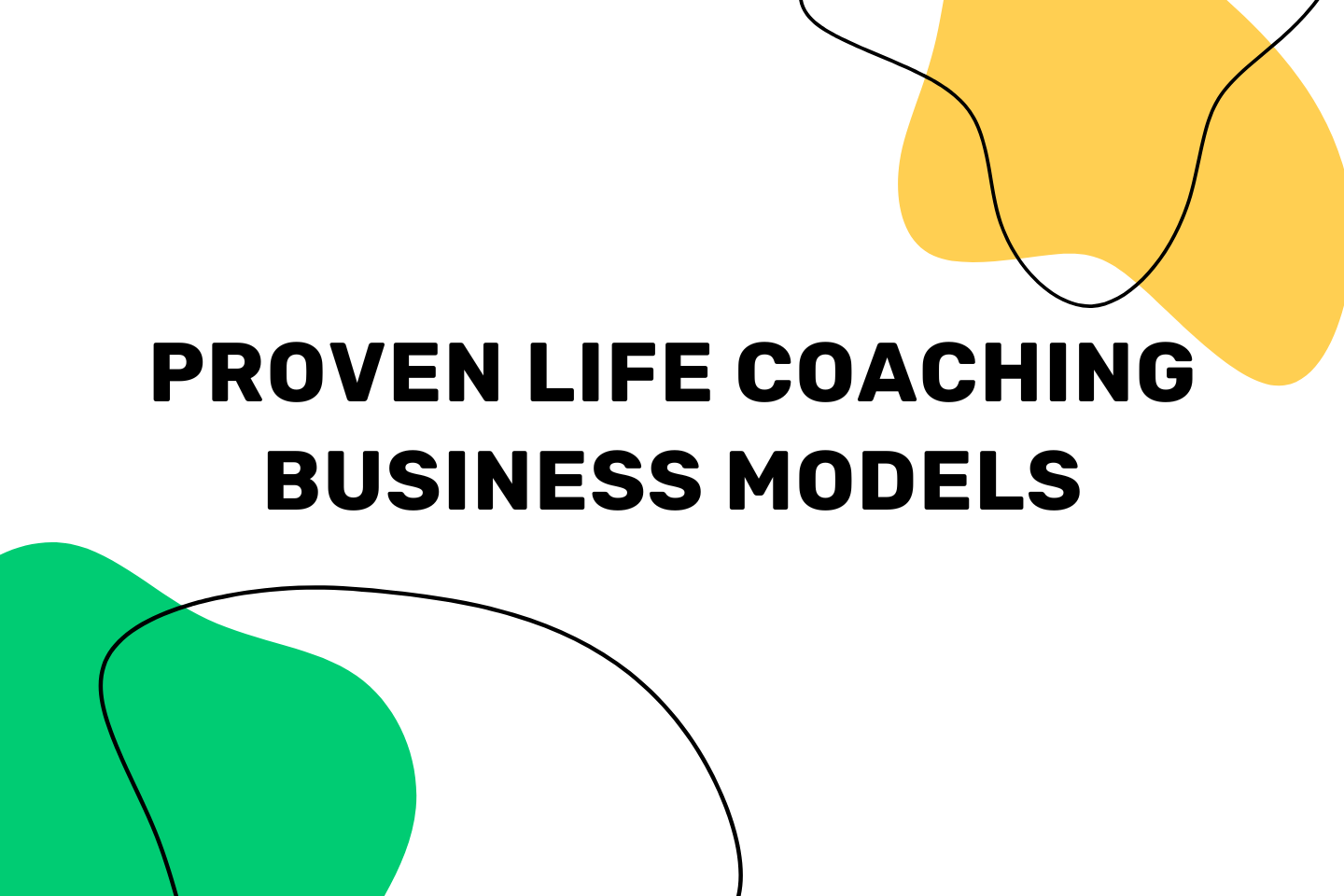 life coaching business models