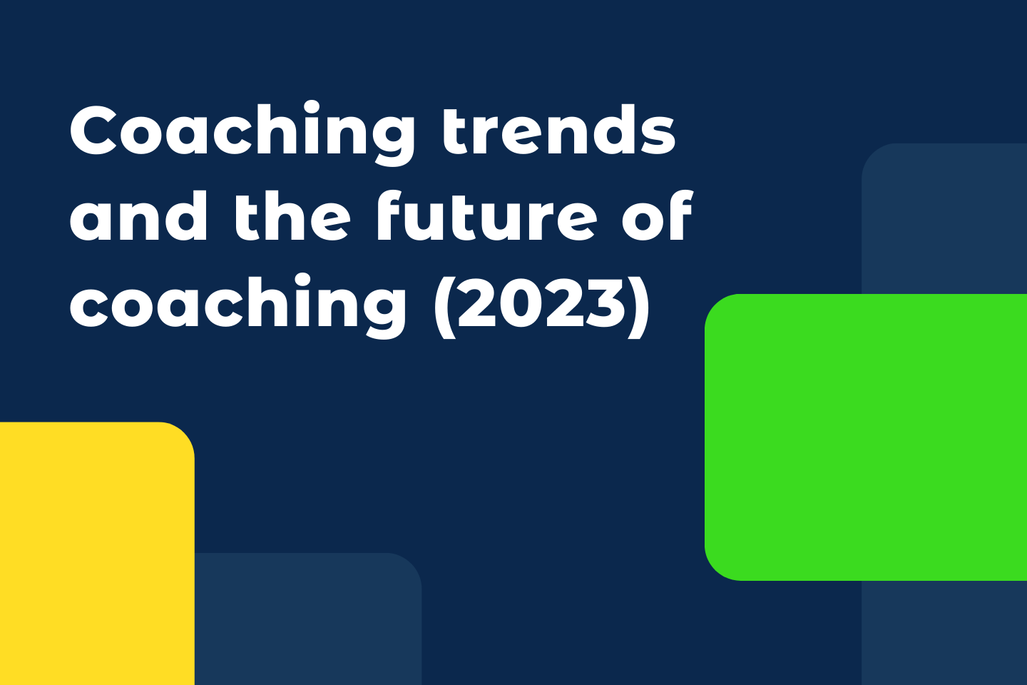 coaching trends