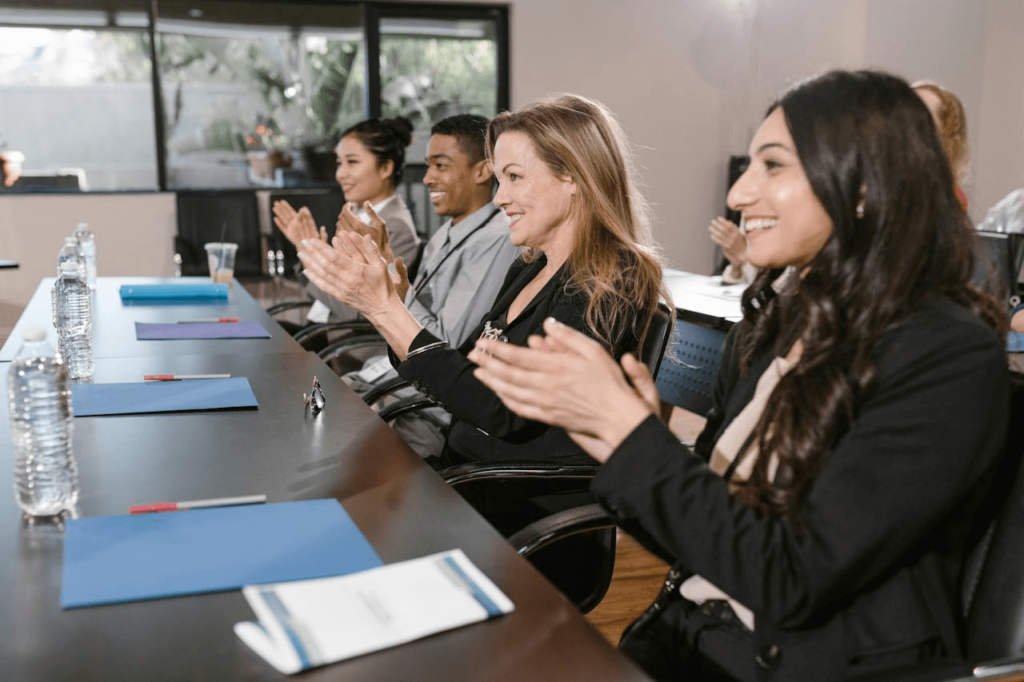 Coaches attending corporate events.